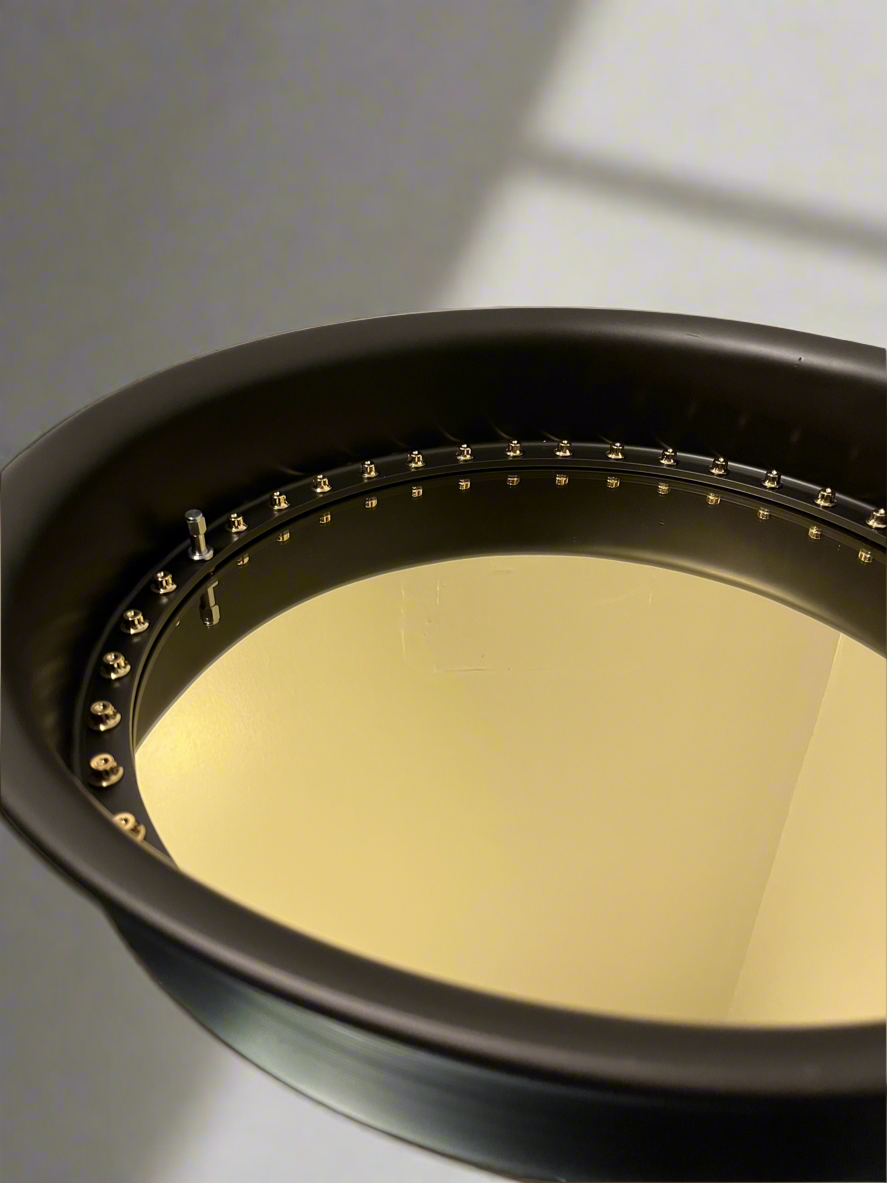 Handcrafted Recycled Three Piece Wheel Mirror